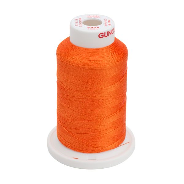 Gunold Poly 40  Tangerine Orange Embroidery garen -1000 mtr