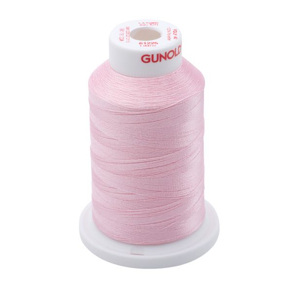 Gunold Poly Pastel Pink Embroidery garen -1000 mtr