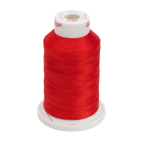 Gunold Poly 40  Bright Red Embroidery garen -1000 mtr