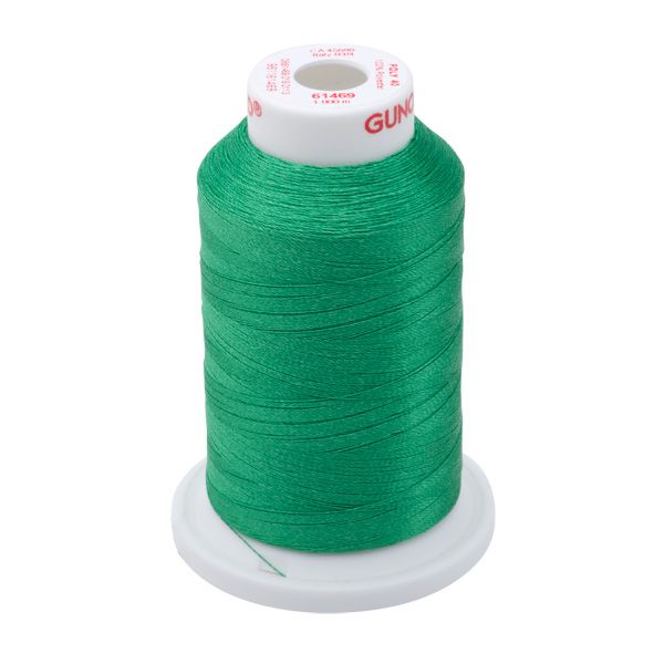 Gunold Poly 40  Leaf Green  Embroidery garen -1000 mtr