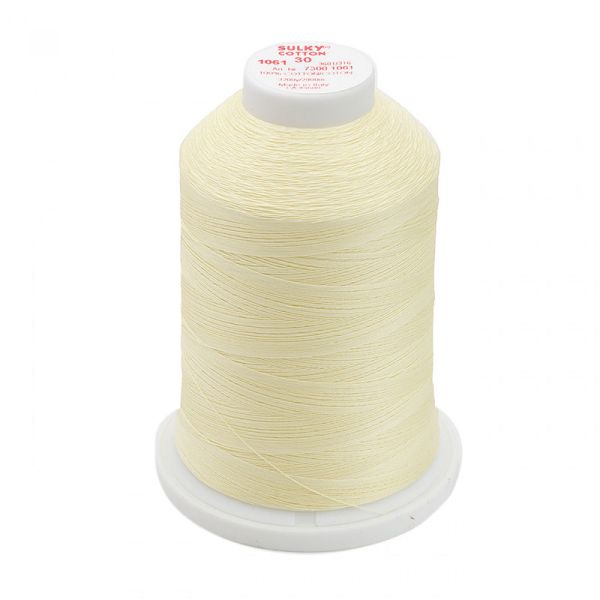 Cotton 30 effen - Pale Yellow
