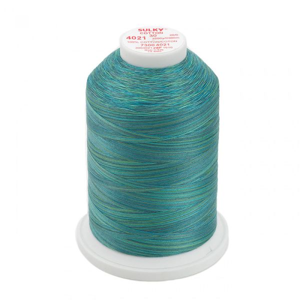 Cotton 30 multicolor - Truly Teal