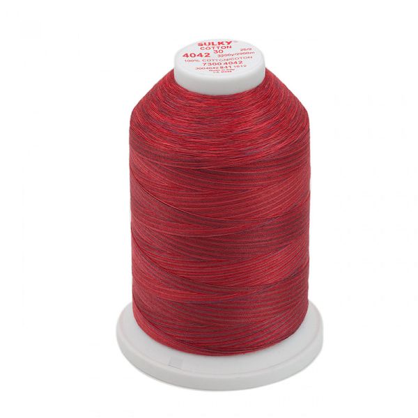 Cotton 30 multicolor - Redwork