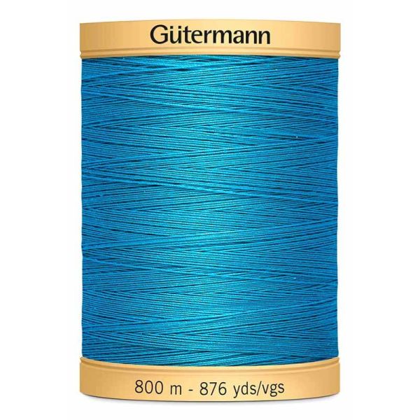 Gutermann Katoen naaigaren Turquise Blauw