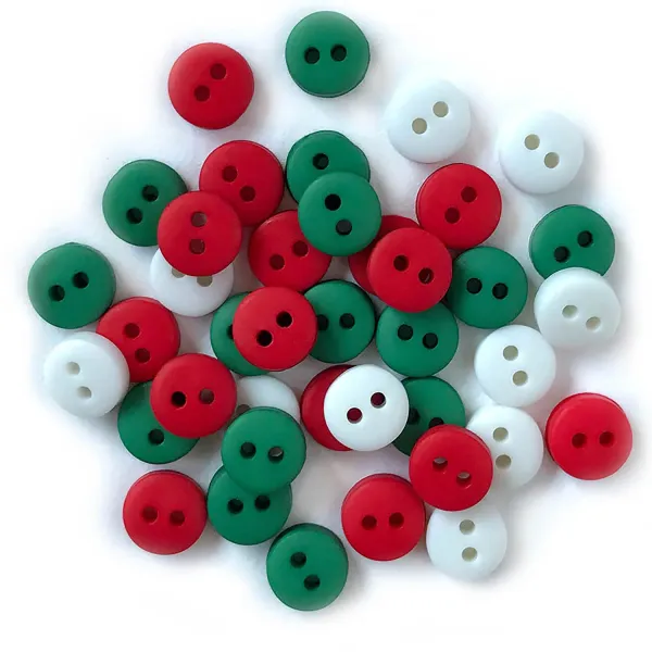  Knopenset Tiny  Christmas - Kerst 