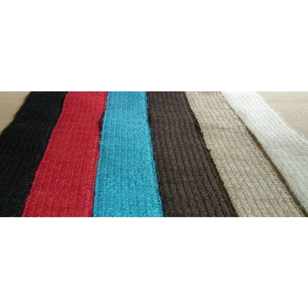 Riem Elastiek gekleurd  jute 40mm (100cm)