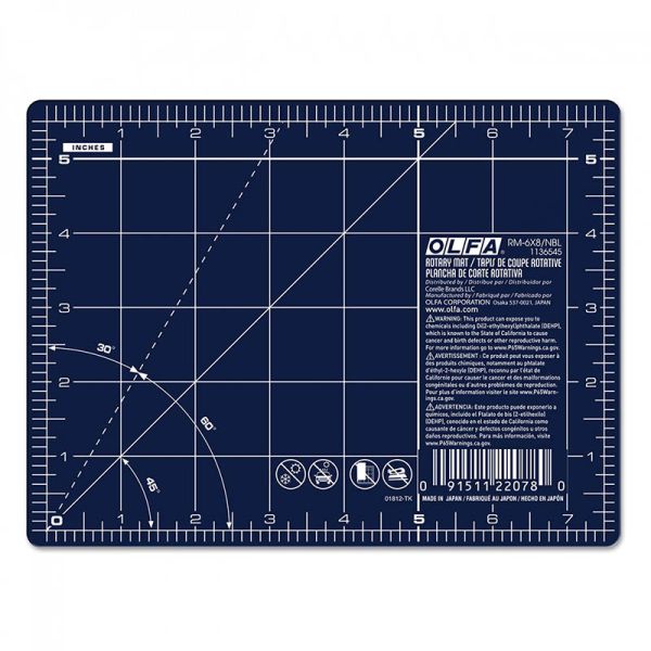 Olfa Mini Snijmat 'Navy' - inches 5 x 7 inch