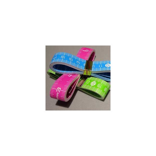 Centimeter neon kleur  - cm en inch maatgeving