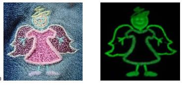Glow in the dark 100m
